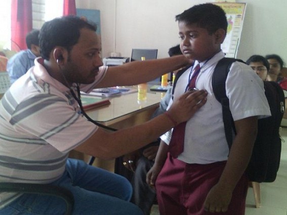 12 students fell ill with pox like symptoms at Belonia English medium HS school